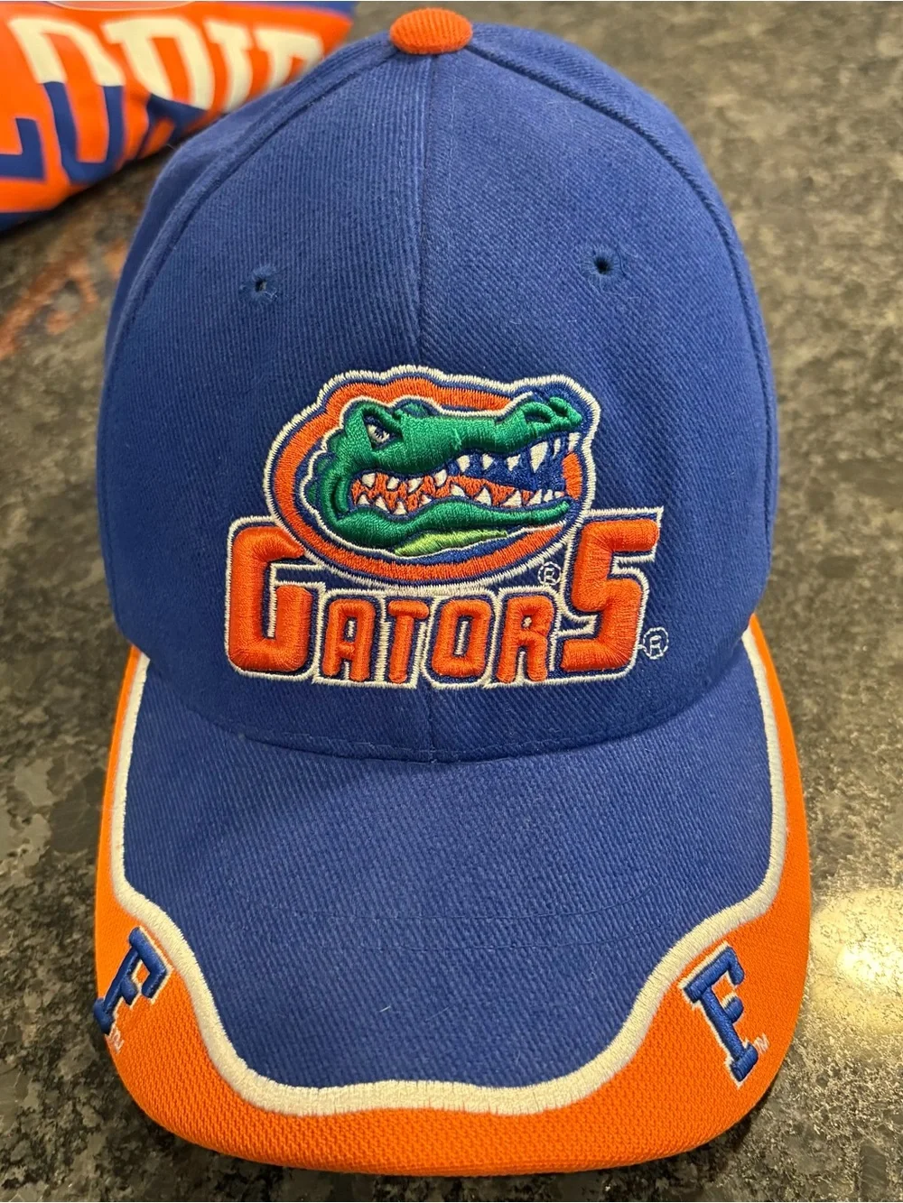 Youth Royal Blue and Orange Gators Cap Florida Gators Football